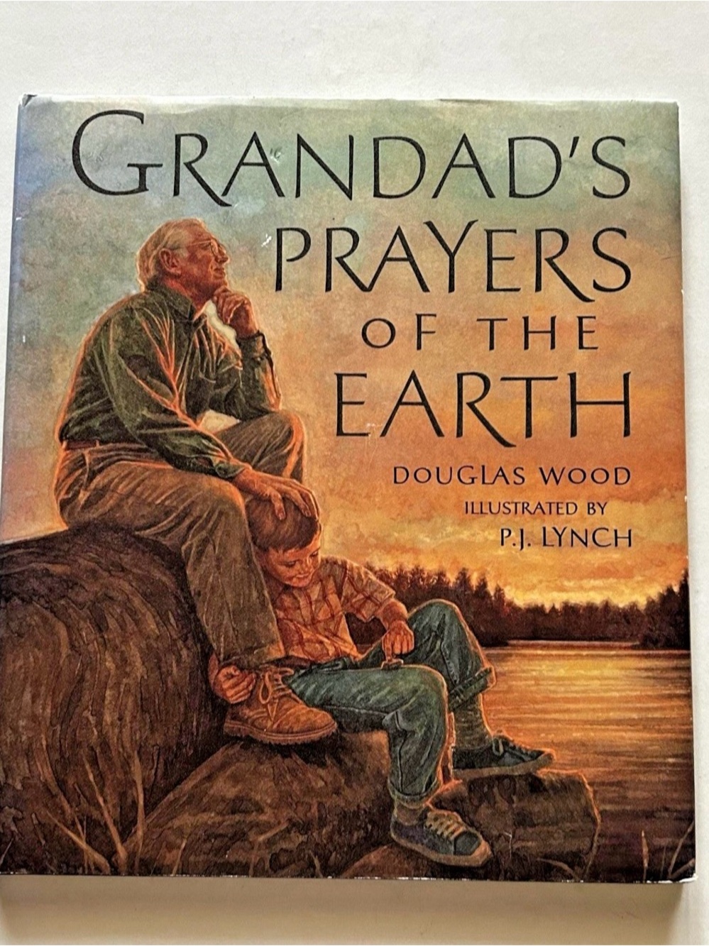 VTG 1999 Grandads Prayers of the Earth Hardcover Book Douglas Wood 1st Ed
